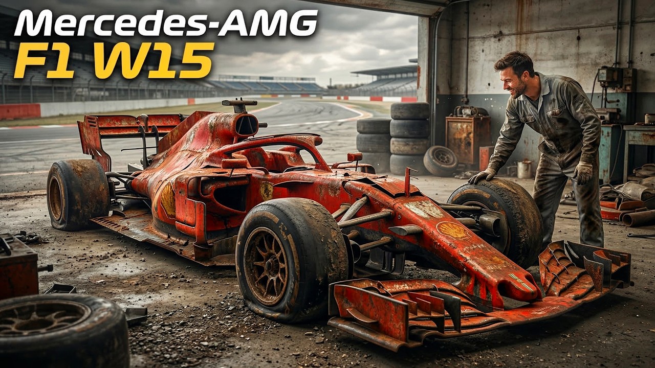 Restoration Destroyed F1 Race Car - Mercedes W15 Lewis Hamilton | Full Restoration ASMR