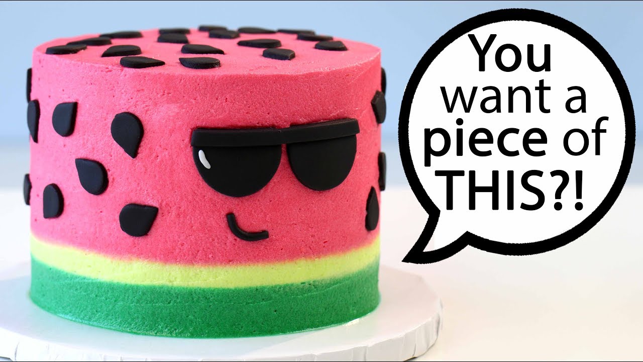 COOLEST Watermelon CAKE!!