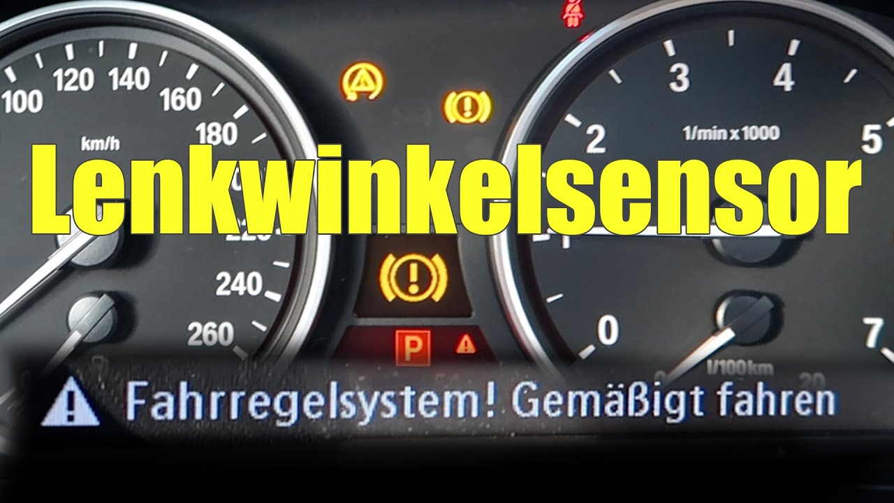 BMW E-Serie Lenkwinkelsensor reparieren für 25 Cent