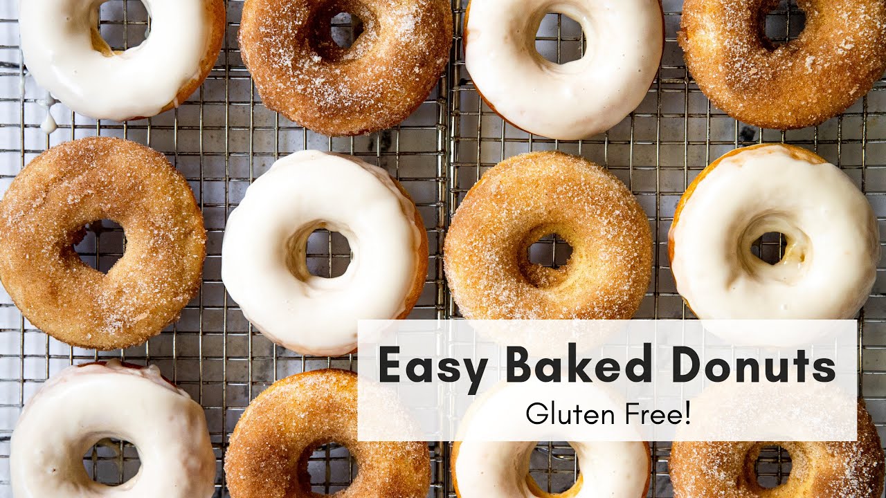Quick & Easy Baked Donuts (No Yeast, Gluten Free!)