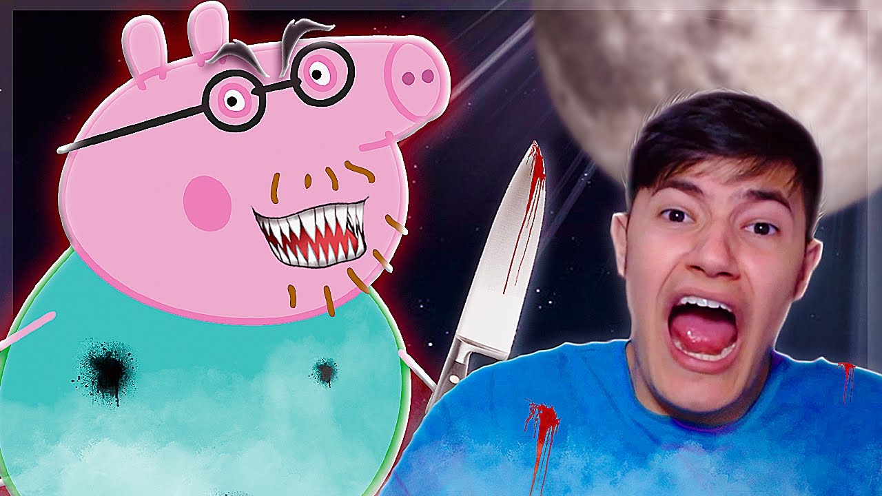 O PAPAI PIG FICOU MALVADO E QUER ME PEGAR! ROBLOX FUJA DO PAPAI PIG
