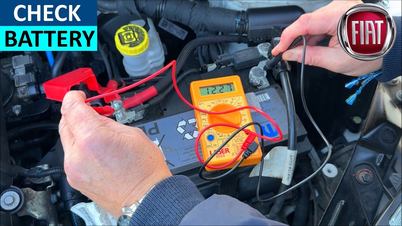 Fiat 500 Battery Location and How to check the battery on a Fiat 500
