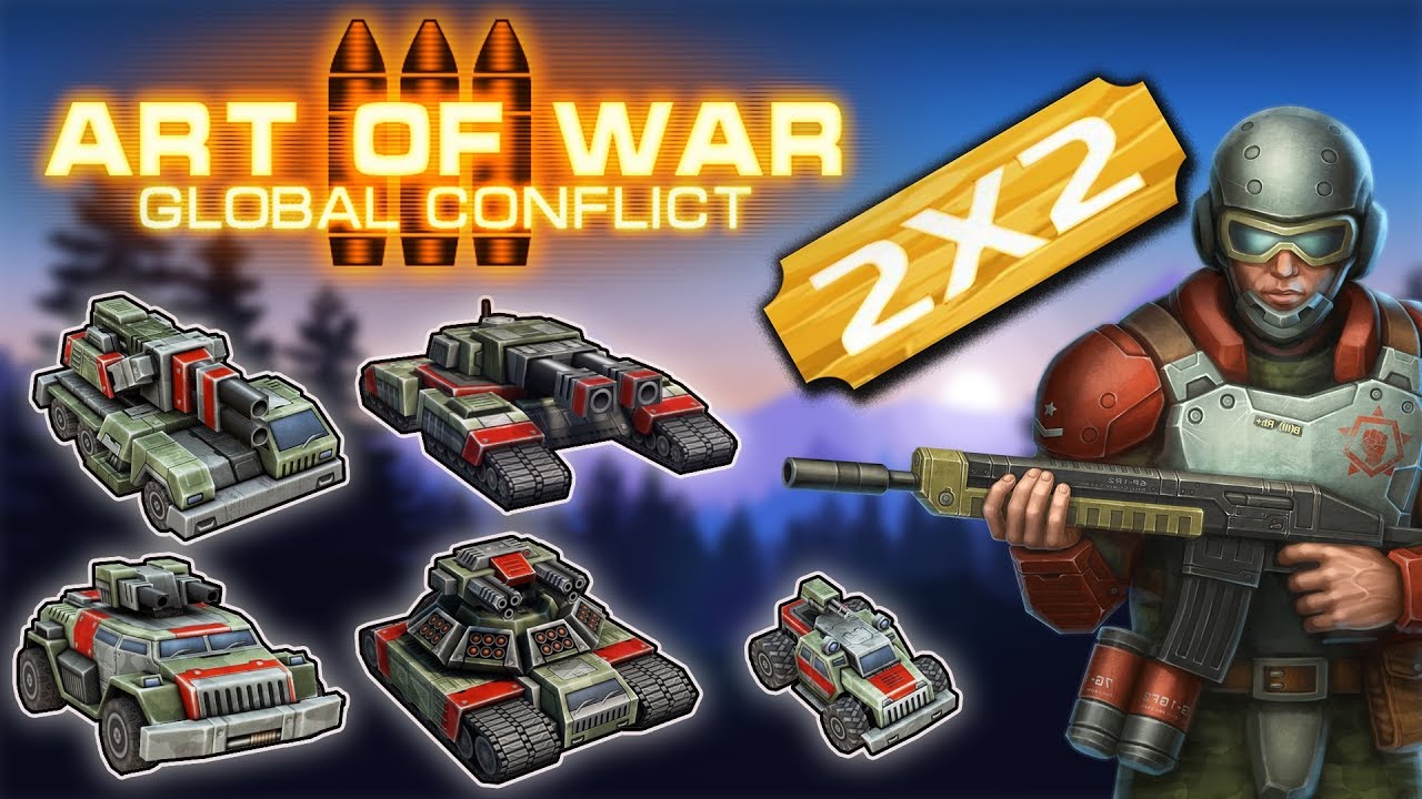Art of war 3 2VS2 Danke dir and --RUSSIAN BEAR-- VS Yaribos and MAGATRON Атакуем мамонтами