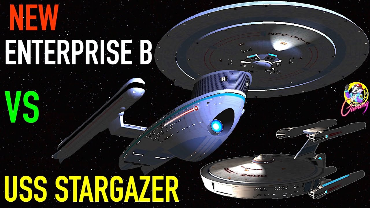 OBS Lounge USS Enterprise B VS USS Stargazer - Both Ways - Star Trek Starship Battles