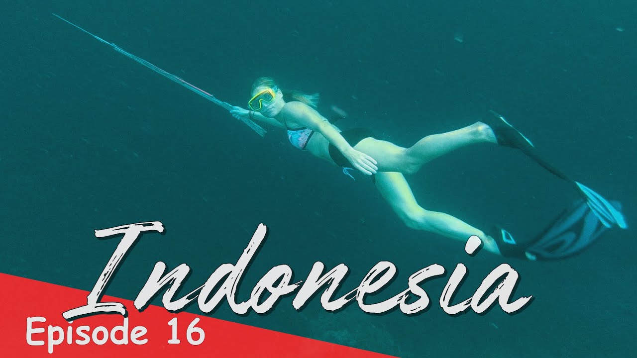 OUR FIRST TIME SPEARFISHING! (WOW!!) | INDONESIA VLOG SE02 EP16