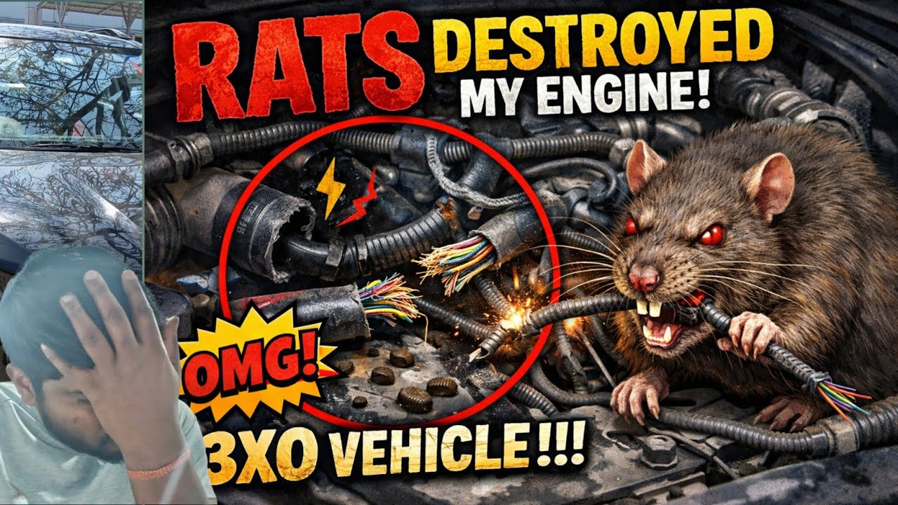 Rats Cuts My 3xo Engine Wires And Pipes 😭 || Be careful While Parking Your Car 