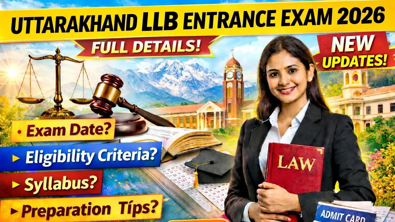 LLB Entrance 2026 Uttarakhand | Complete Guide 💯 Form Date, Eligibility, तैयारी कैसे करें||#law #yt 