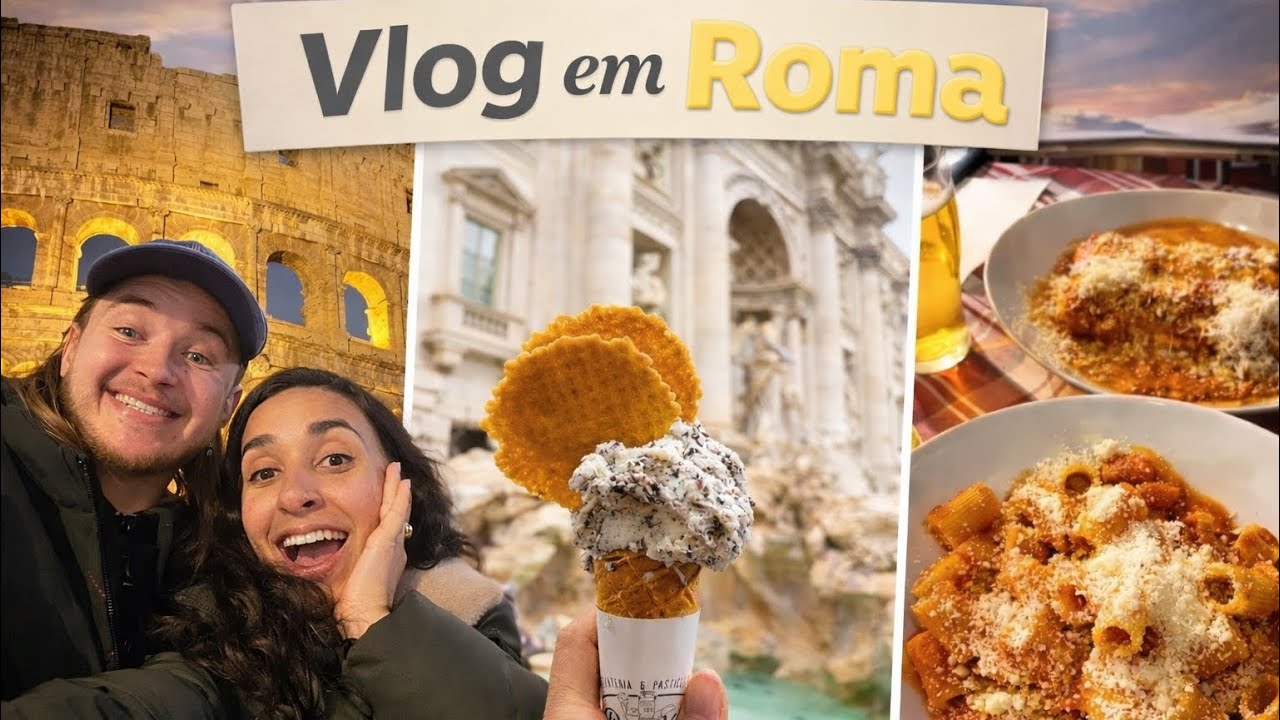 Chegamos em Roma 🇮🇹 nosso primeiro dia na cidade eterna | Vlog