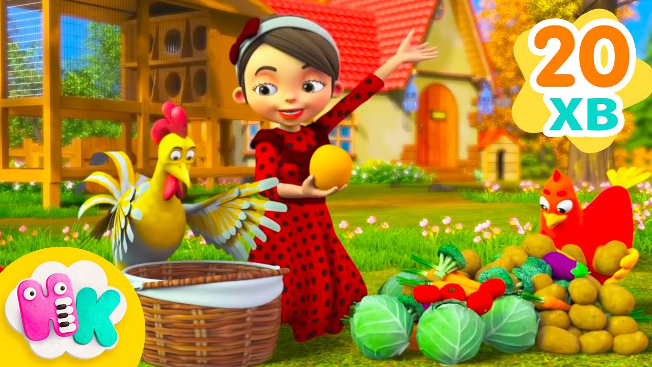 Курчатко, курочка та півник 🐥🐔 Пісні про Тварин для Дітей | Пісеньки про Ферму | HeyKids українською