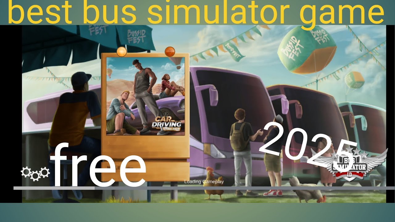 I try best bus simulator game in android (gameplay )