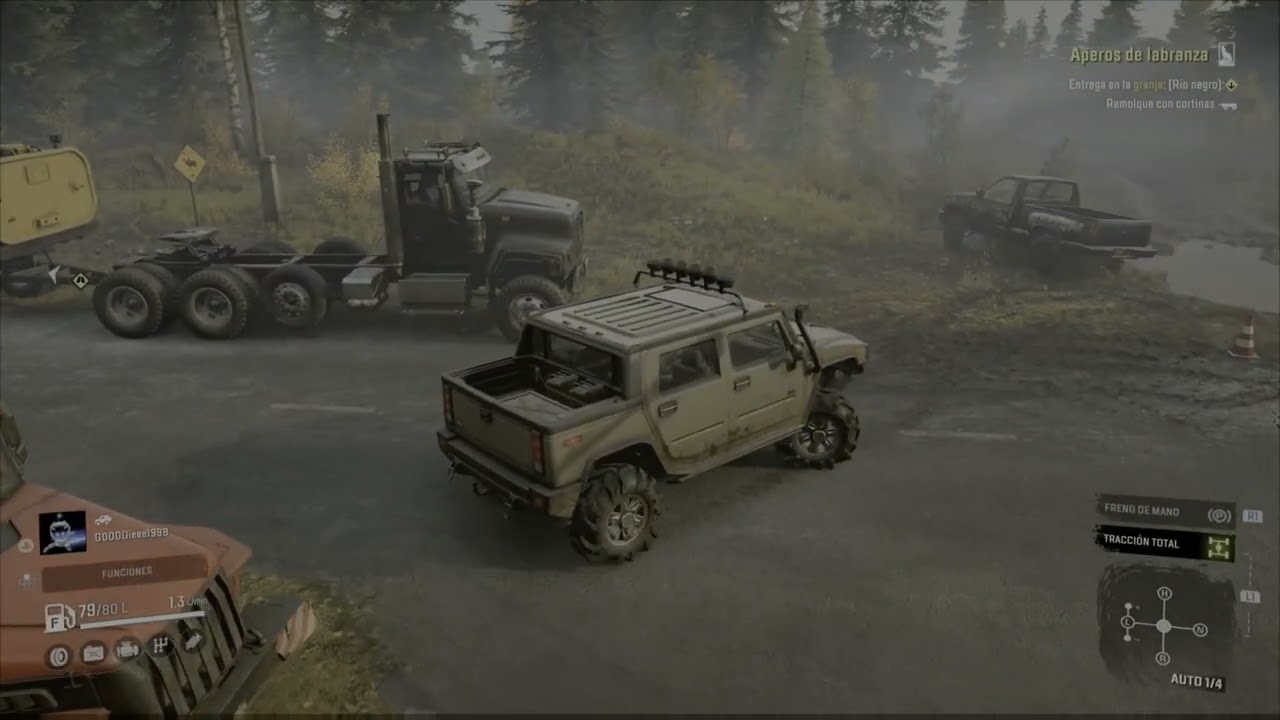 Snowrunner Rio negro, Presa smithville moments.