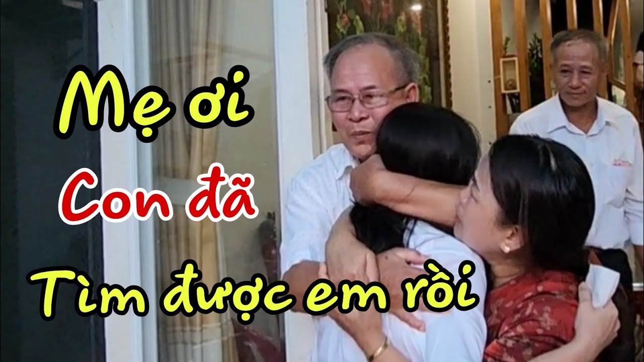 Mẹ ở nơi chín suối hãy yên lòng. Anh em con đã gặp nhau rồi. Cám ơn trời phật. Cám ơn Cộng đồng.