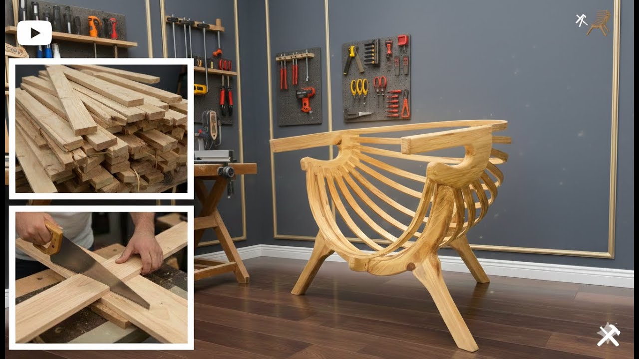 From Simple Wooden Slats to a Stunning Relax Chair — The Transformation Is Mesmerizing!