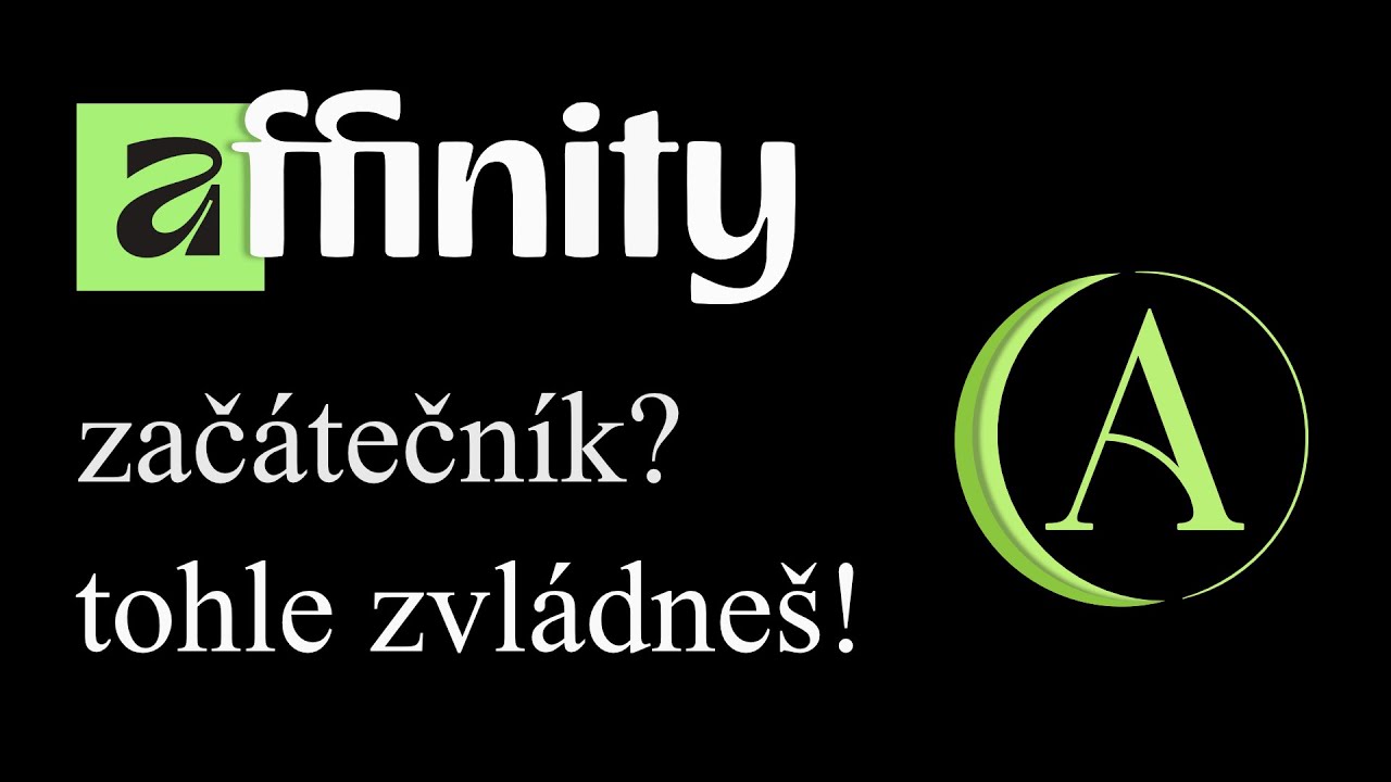 Affinity by Canva tutorial - snadné logo tě naučí základy