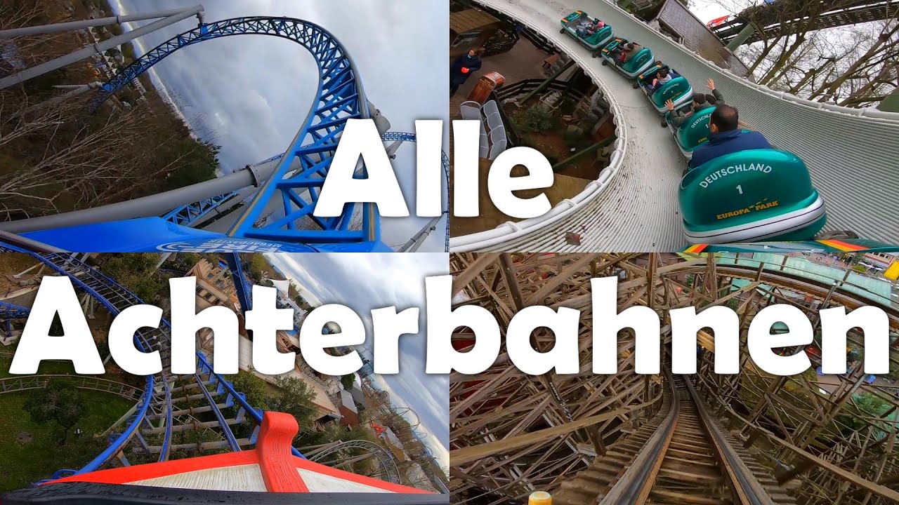 EUROPA-PARK 2023 - Alle Achterbahnen aus der Mitfahrperspektive!