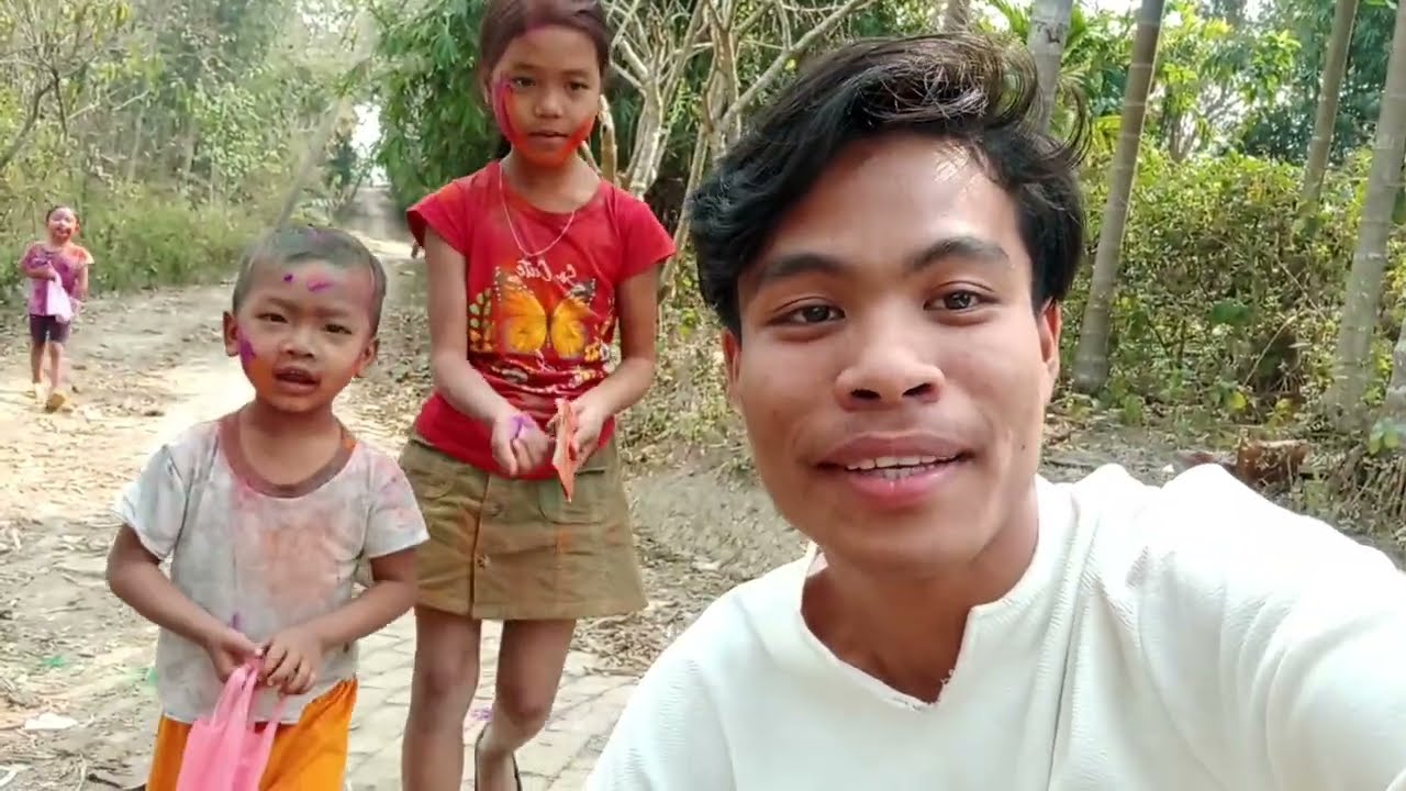 Happy holi full vlog dekho🎉😸