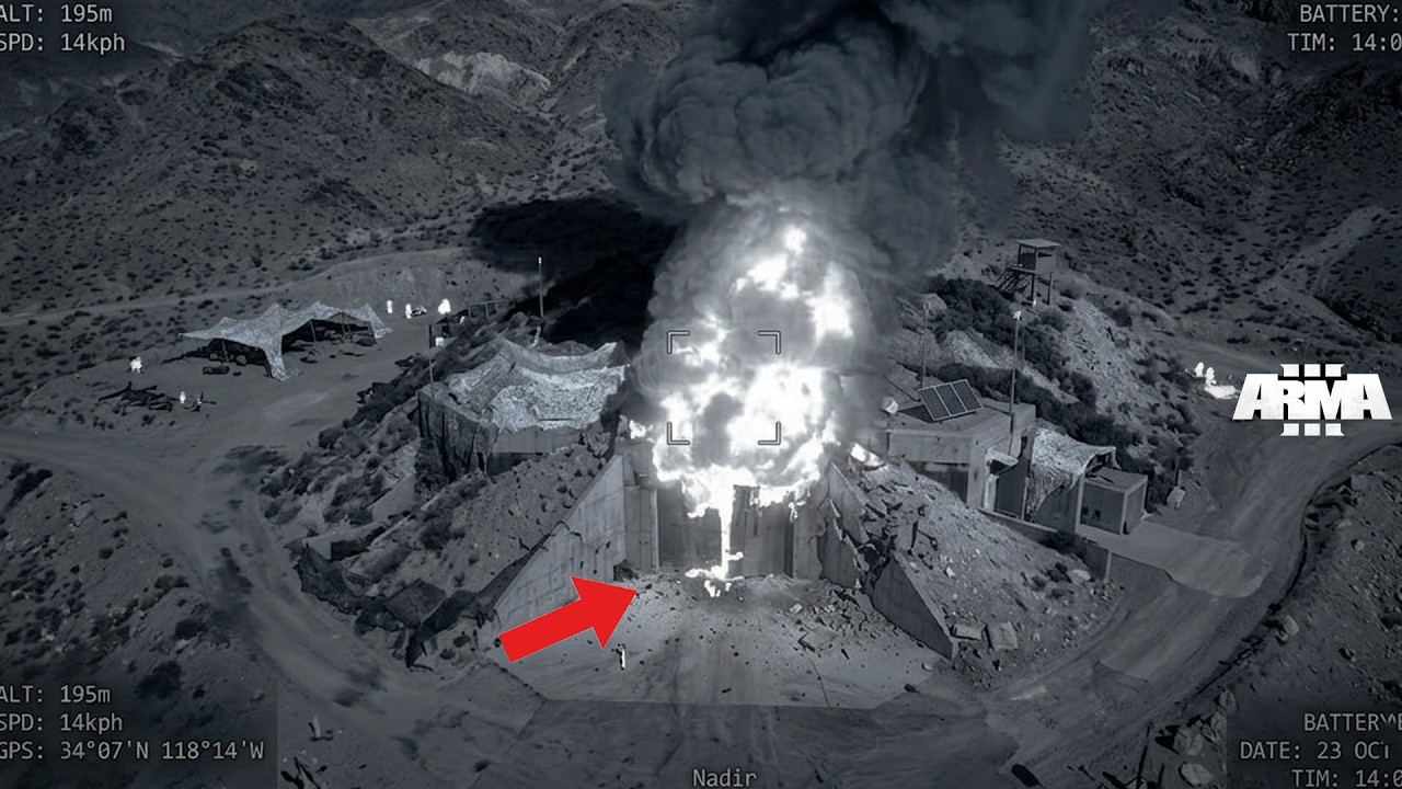 Just happened! An underground tunnel used to store Iranian missiles was destroyed by a B-2 bomber