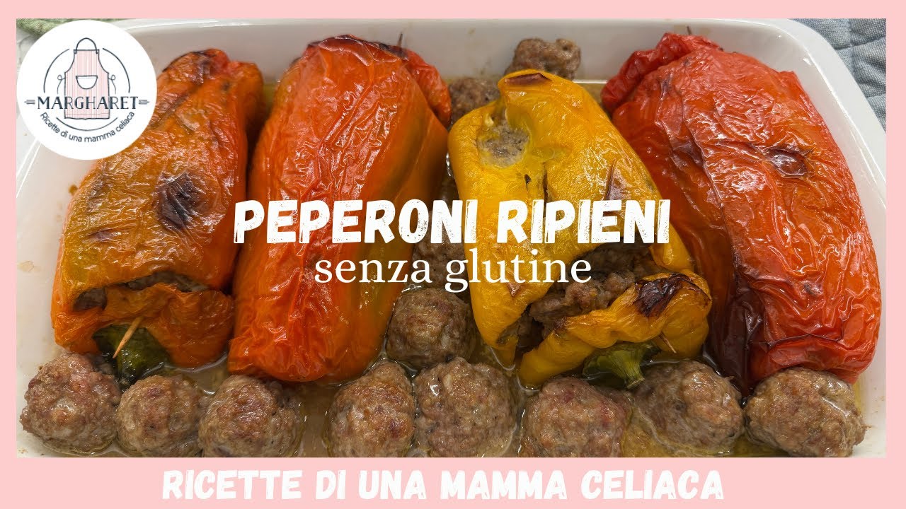 Peperoni ripieni di carne (senza glutine): buonissimi!