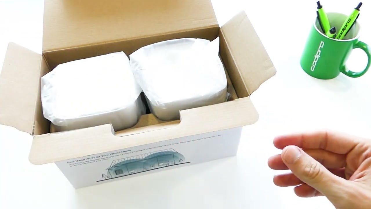 Unboxing del nuevo  WiFi Mesh HC220 de TP-Link