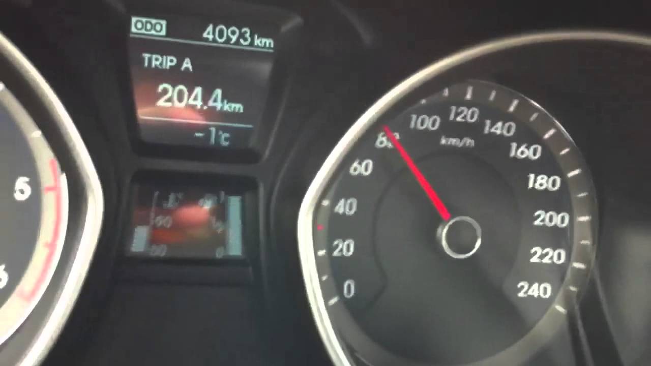 Test: Hyundai i30 1.4 CRDi 90PS 0-100 km/h Beschleunigung