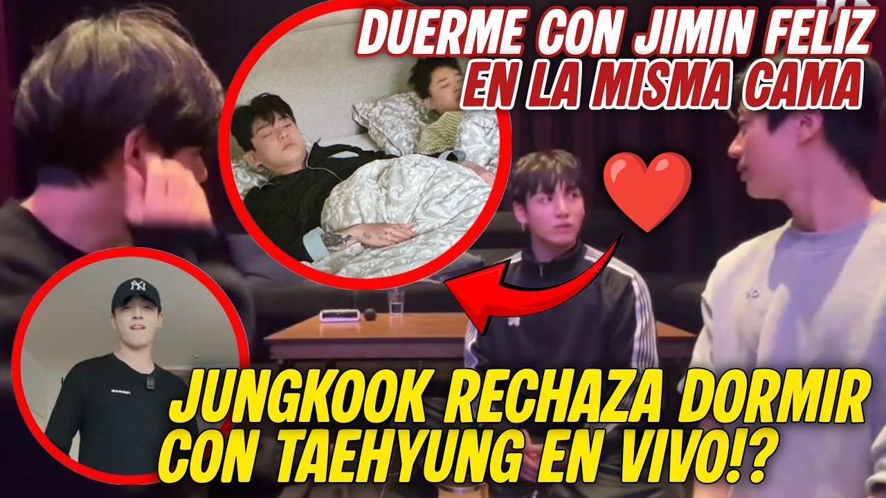 JIKOOK В ПРЯМОМ ЭФИРЕ: ОТКАЗАЛСЯ СПАТЬ С TAE? НО С JIMIN СПИТ СЧАСТЛИВО!?