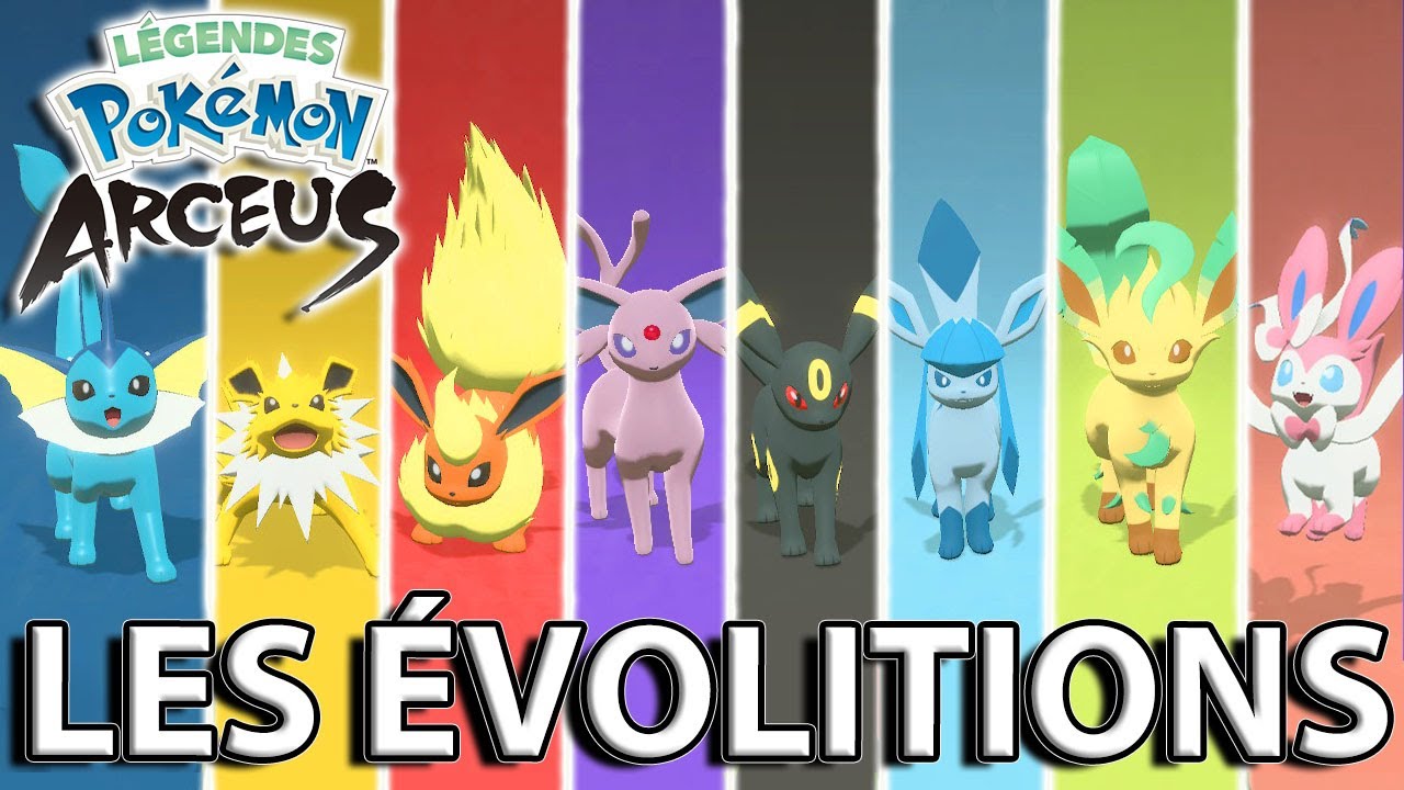 CAPTURER UN EVOLI ET SES EVOLUTION | LÉGENDES POKÉMON ARCEUS