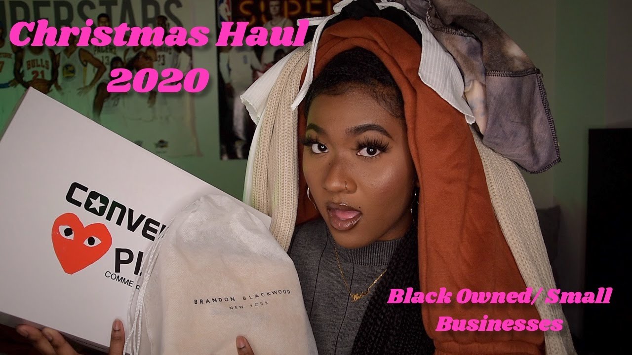 Christmas 2020 Haul including Black Owned & Small Businesses // Dreamer Drea