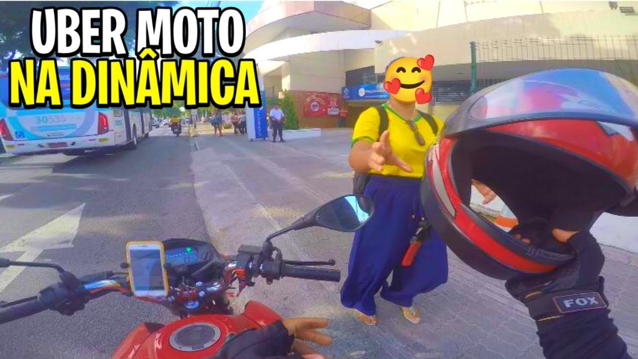 🤑UBER MOTO TEM QUE PEGAR SO CORRIDA CURTA DENTRE DA DINÂMICA -Felipe Sena Motovlog (Fan 160)