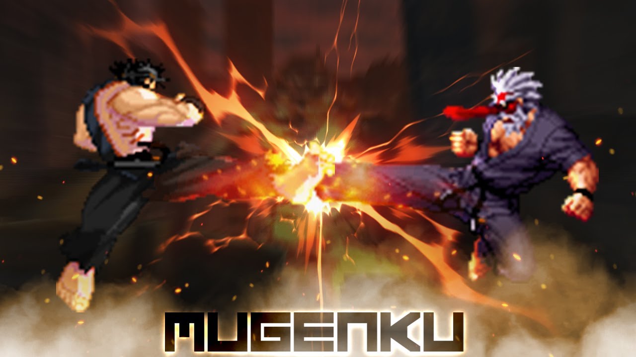 Ryuuken vs Mr. Karate Tobikage. Street Fighter MUGEN
