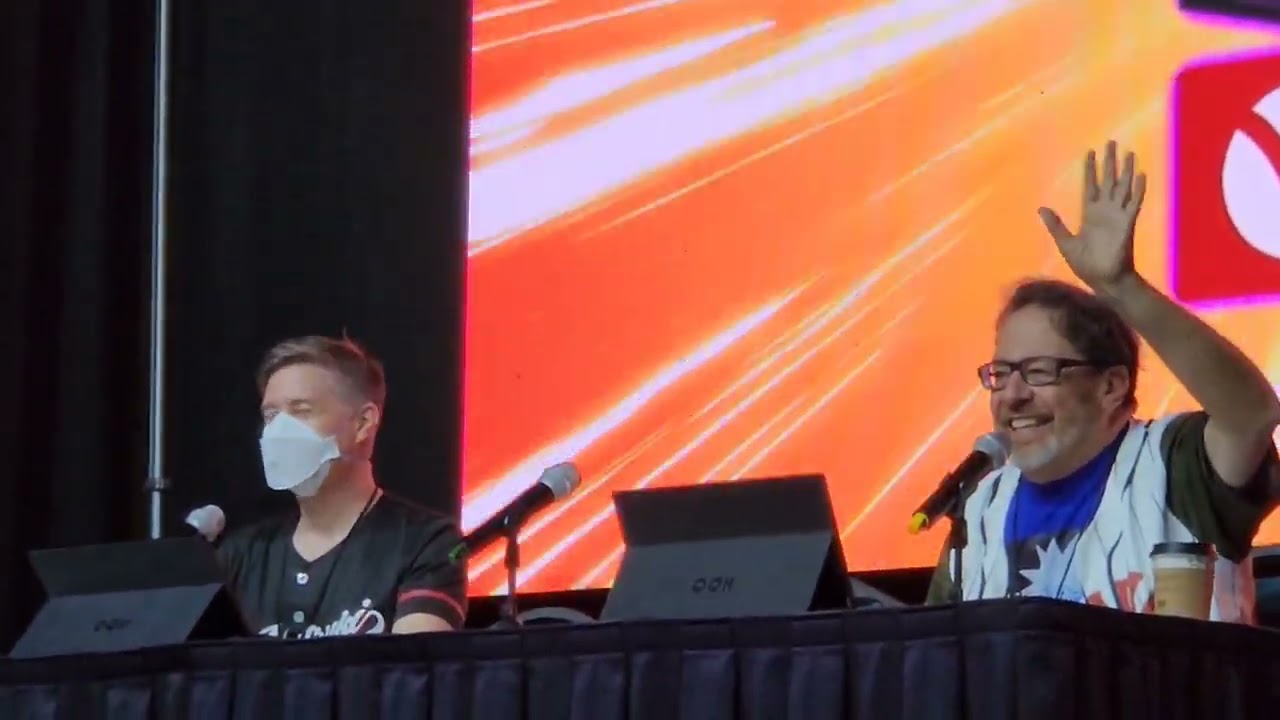 Yuri Lowenthal & David Lodge panel Anime Fiesta 2023 3