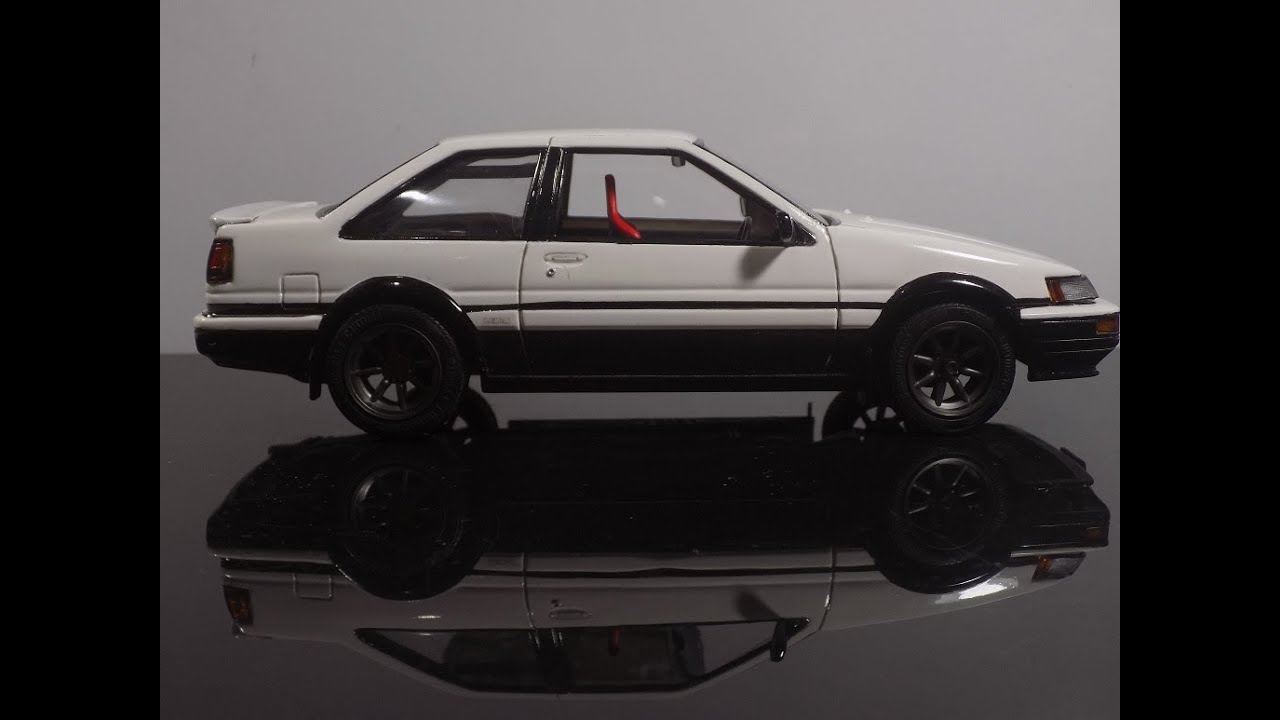 Building Toyota AE86 Levin 2door GT Apex 1/24 Fujimi