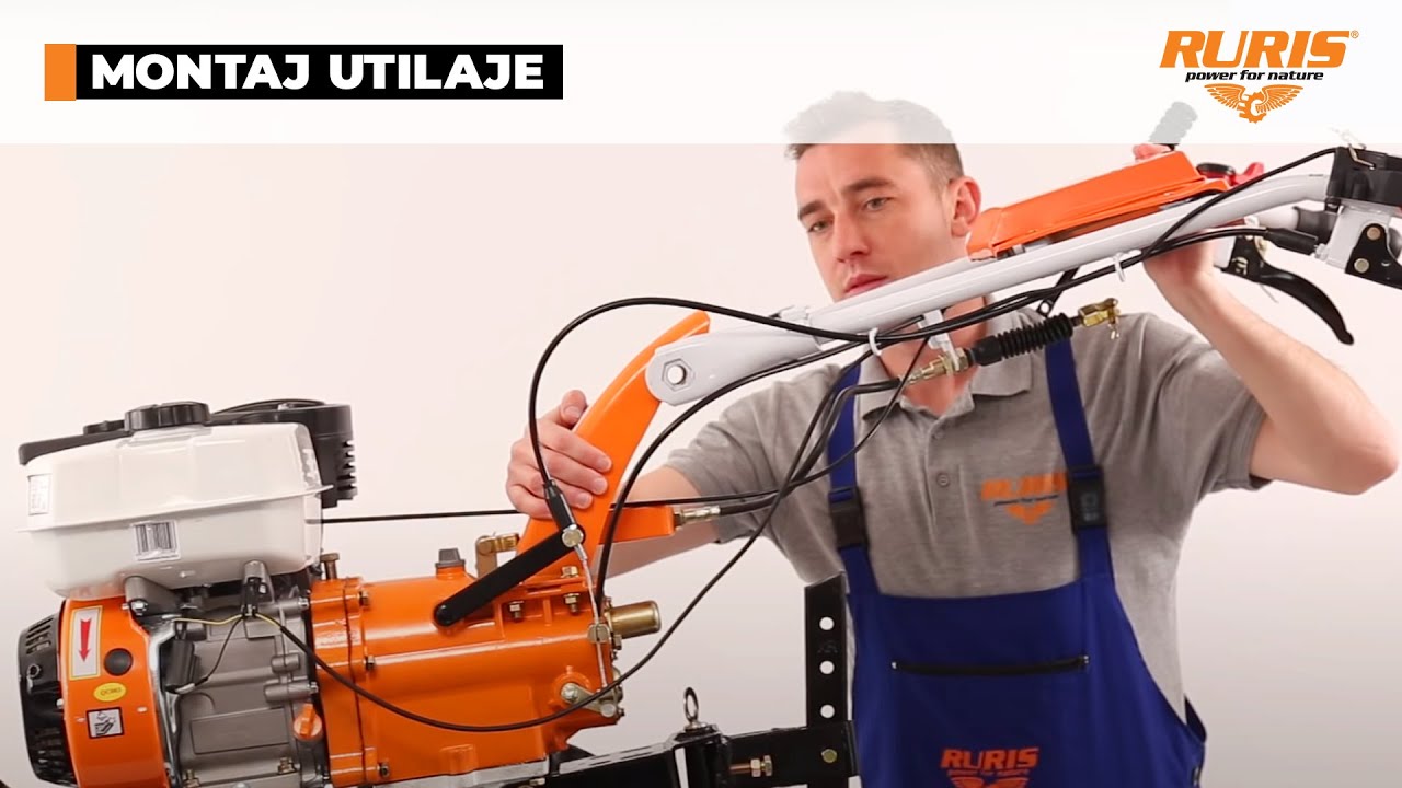Montaj Motosapatoarea profesională RURIS 731K / 740K