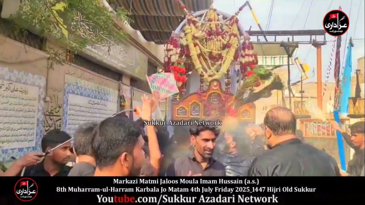 Markazi Matmi Jaloos 8th Moharram-ul-Haraam 4th July Friday 2025_1447 Hijri Old Sukkur