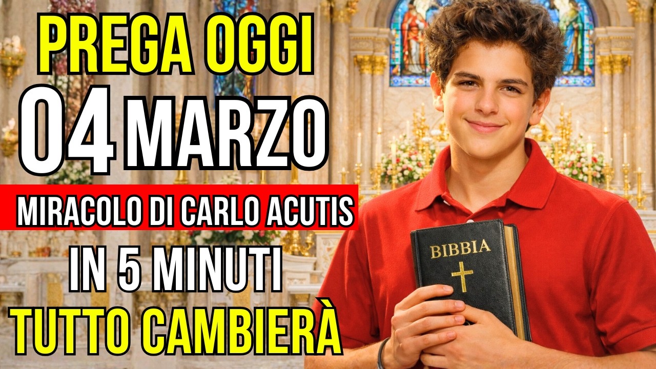 🏡 CARLO ACUTIS VISITA LA TUA CASA: Ascolta Questa Preghiera per la Liberazione Immediata! ✨