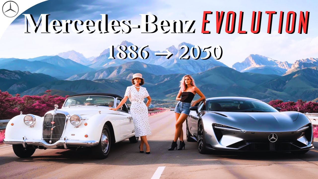 Mercedes-Benz Эволюция 1886–2050 🚗 130+ лет истории за 6 минут | От классики до будущего