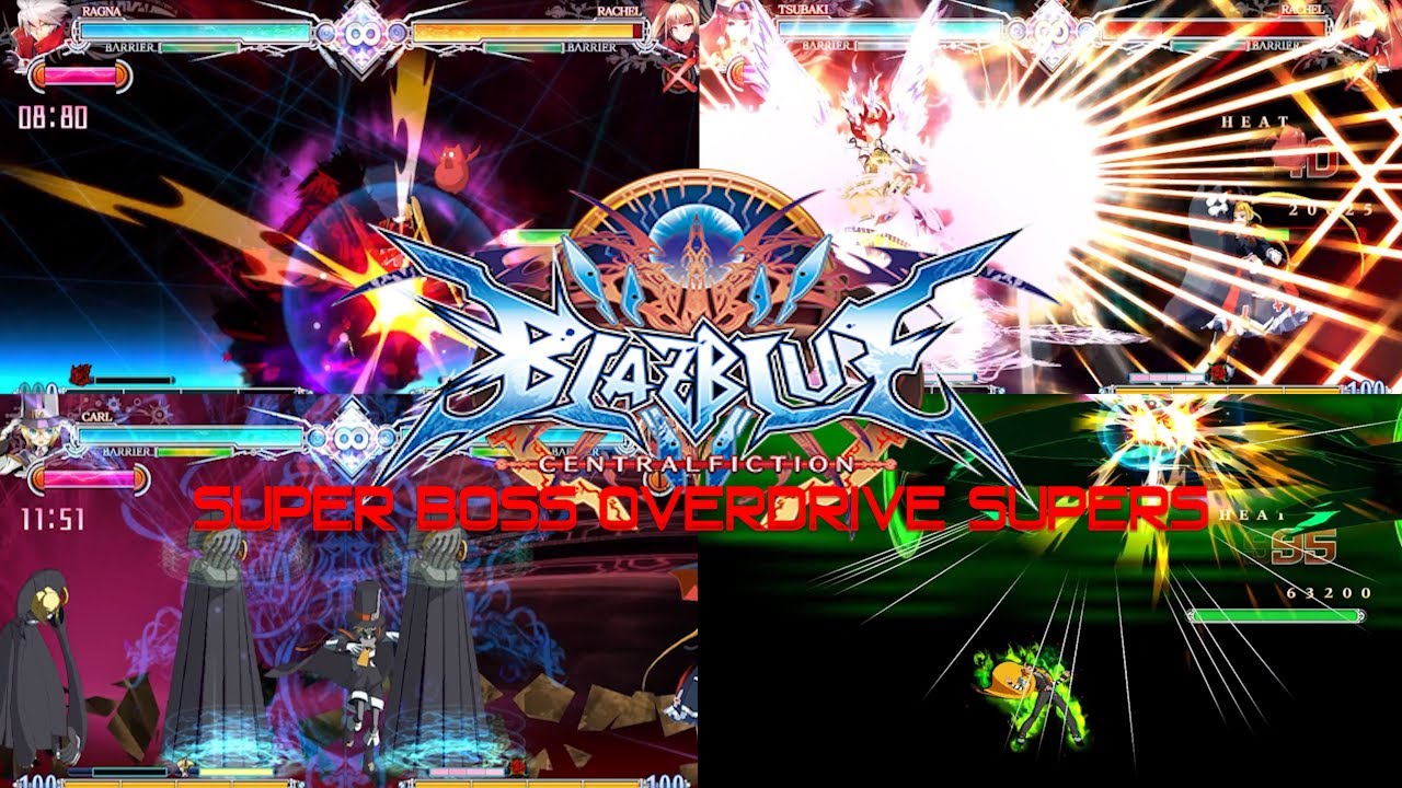 BBCF Super Boss Mod Overdrive Distortion Super Compilation