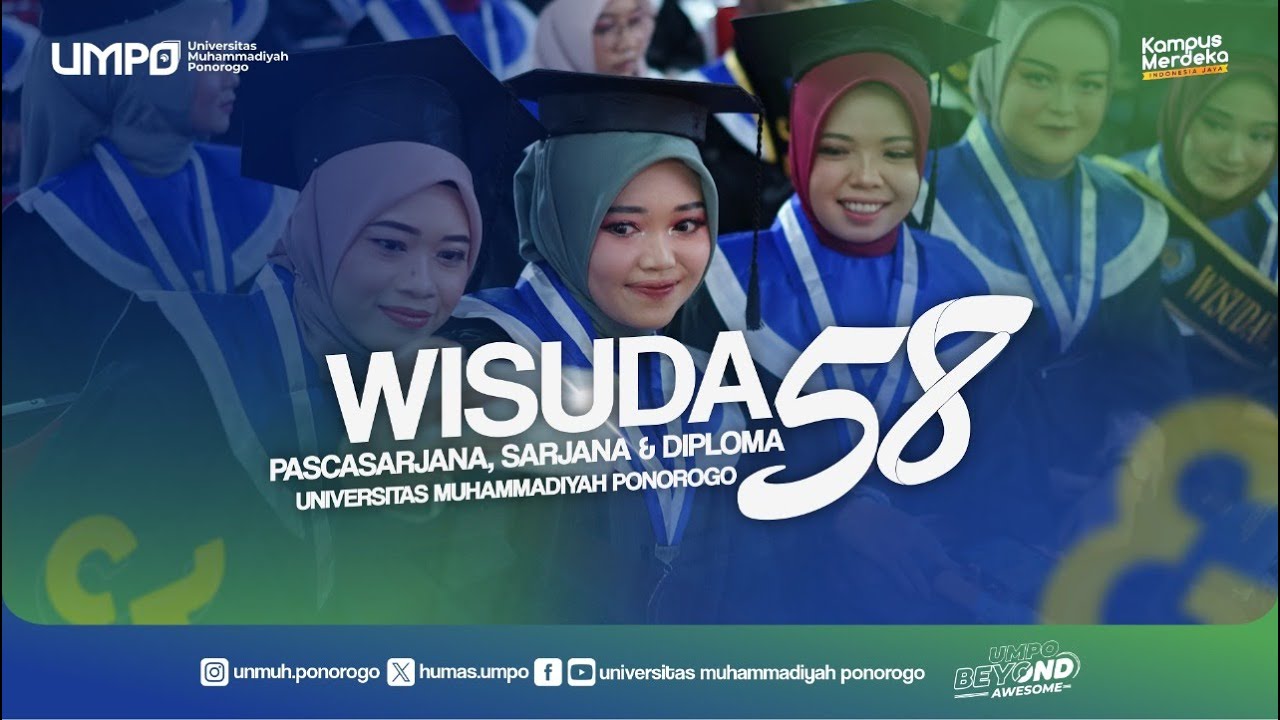 🔴 LIVE STREAMING WISUDA KE-58 UMPO 2025