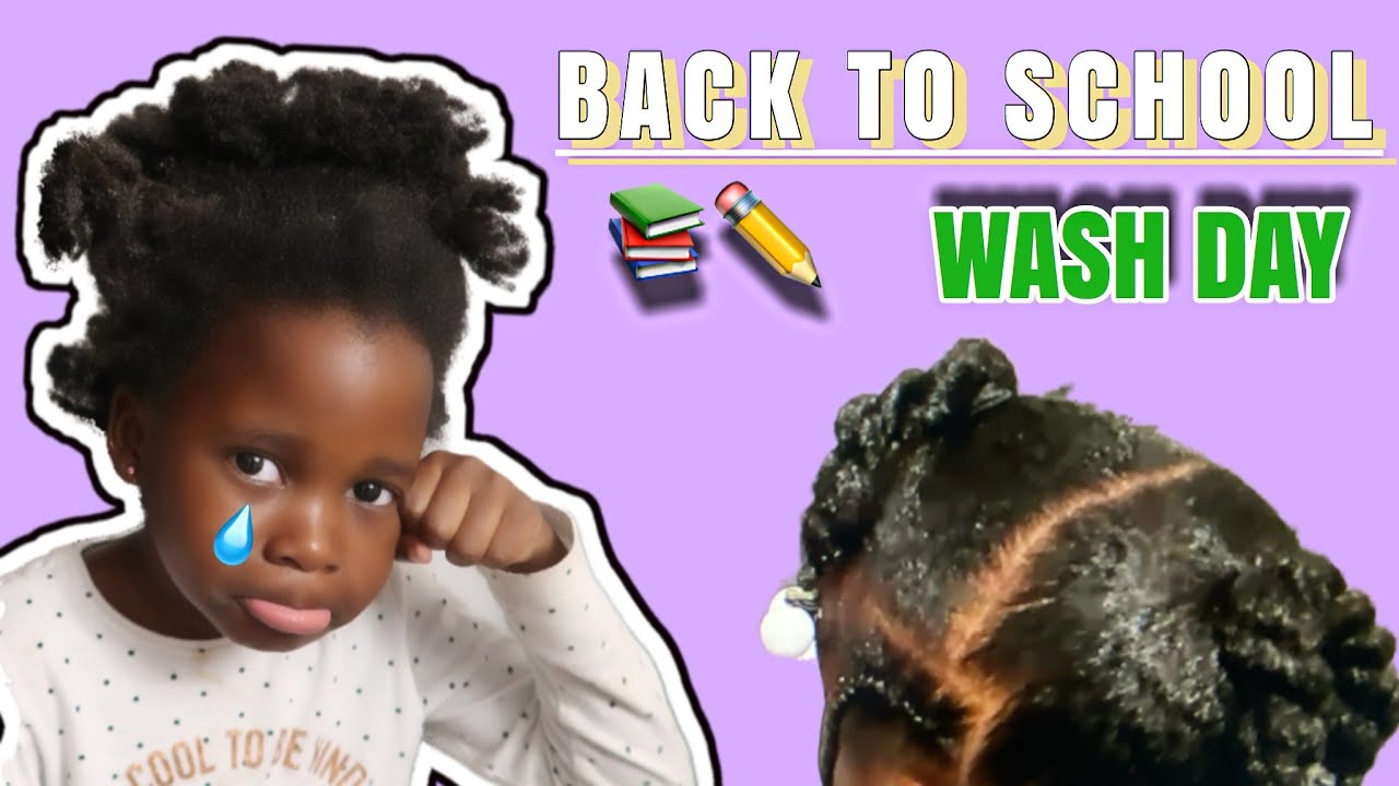 BACK TO SCHOOL | NATURAL HAIR WASH AND STYLE ROUTINE