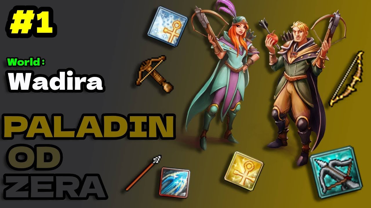 Tibia Paladin od zera #odc 1, Nowy serwer Wadira, odcinek dla cierpliwych 😅
