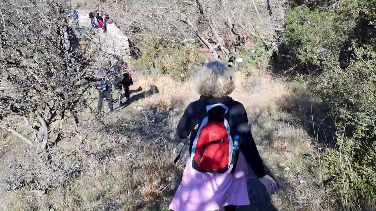 Hiking Menalon Trail 5, from Vytina to Numfasia