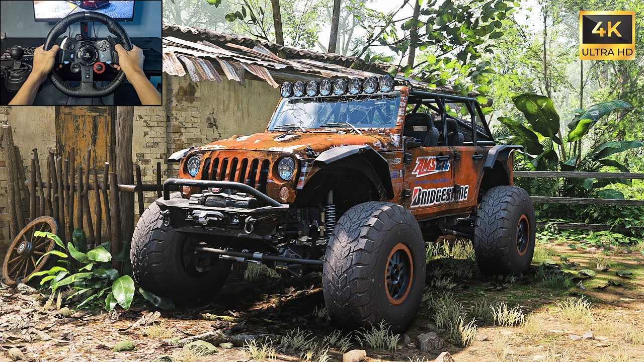 Rebuilding Jeep Wrangler Unlimited (1677HP) Forza Horizon 5 Logitech G29 Stering Wheel Gameplay