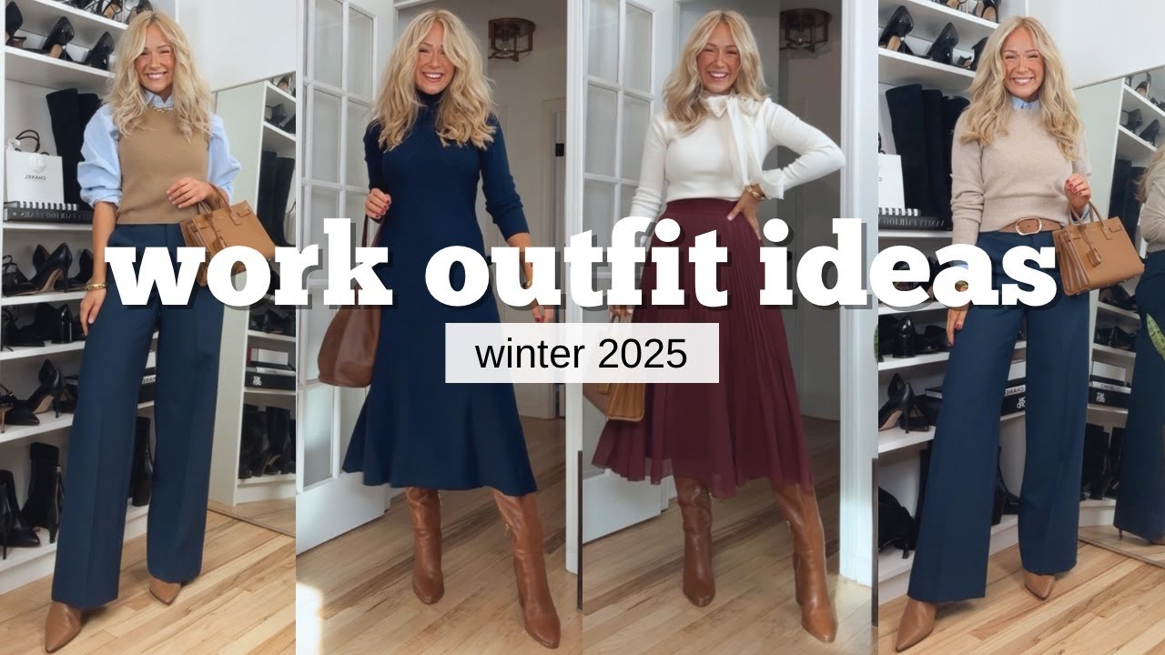 20 WORK OUTFIT IDEAS | Winter 2025 Edition | Layering Tips & Outfit Inspo