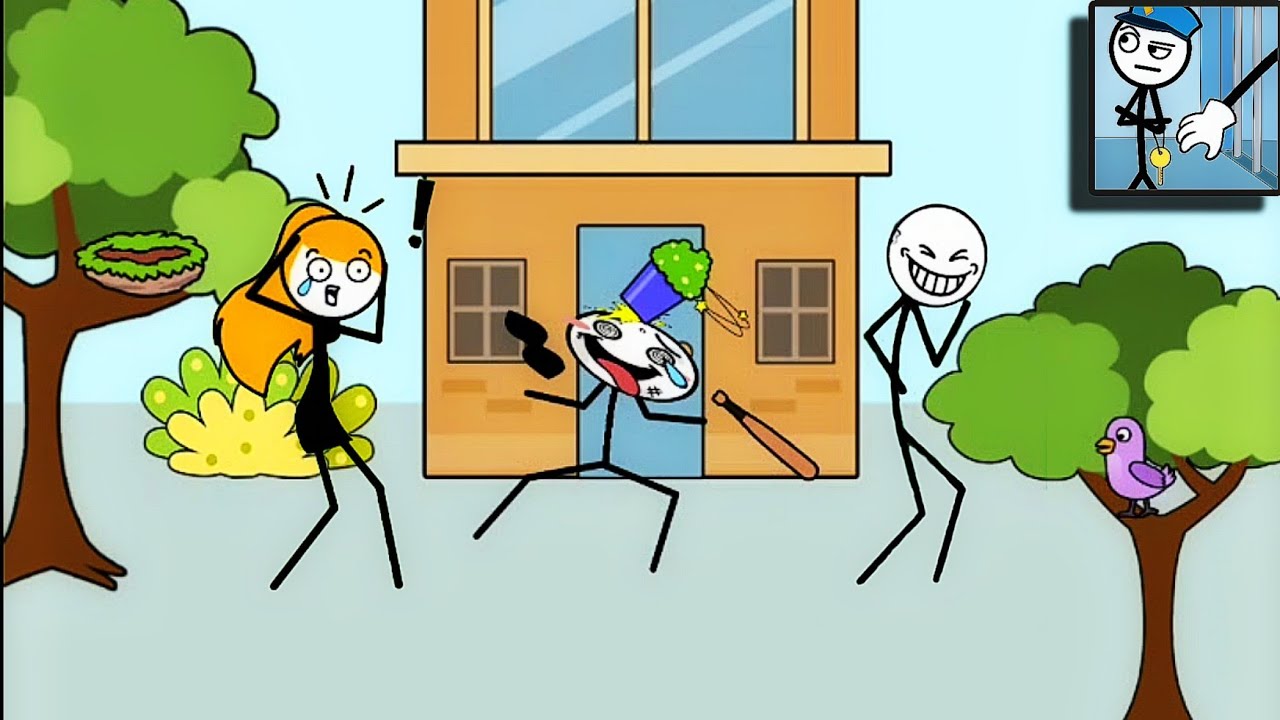 Thief Puzzle || Funny Stickman Brain Puzzle Android Game Play Walkthrough{level-281 to 320}S.M.G