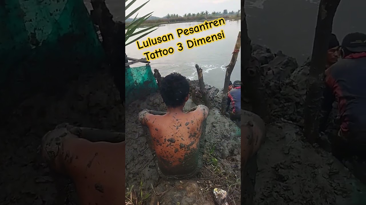 Pemain Lumpur 🤙🏻🤭 #tambakjebol #empangbocor #tambak #empang #nelayan #bandeng #udangvaname #nila #e