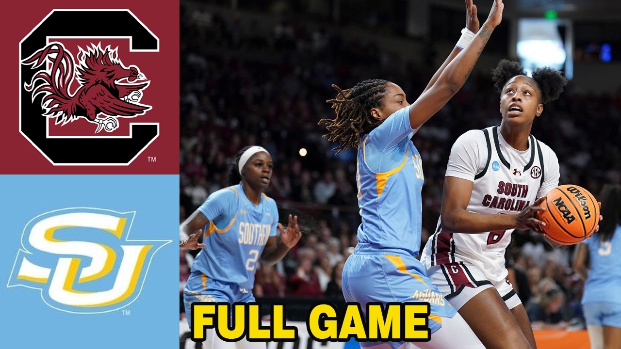 South Carolina vs Southern [FULL GAME] | Women's College Basketball | 2026 NCAA Round 1 Regional