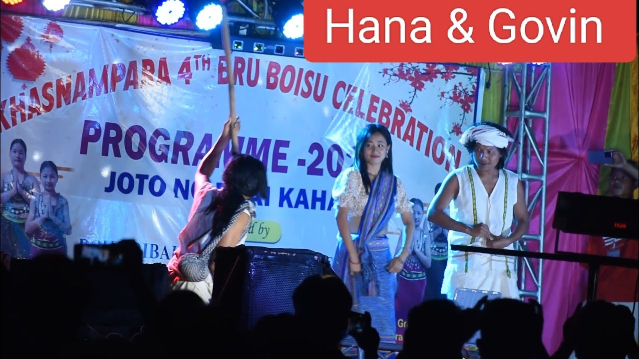 Govin & Hana  Gobai  khasnampara 4th bru boisu celebration 2025