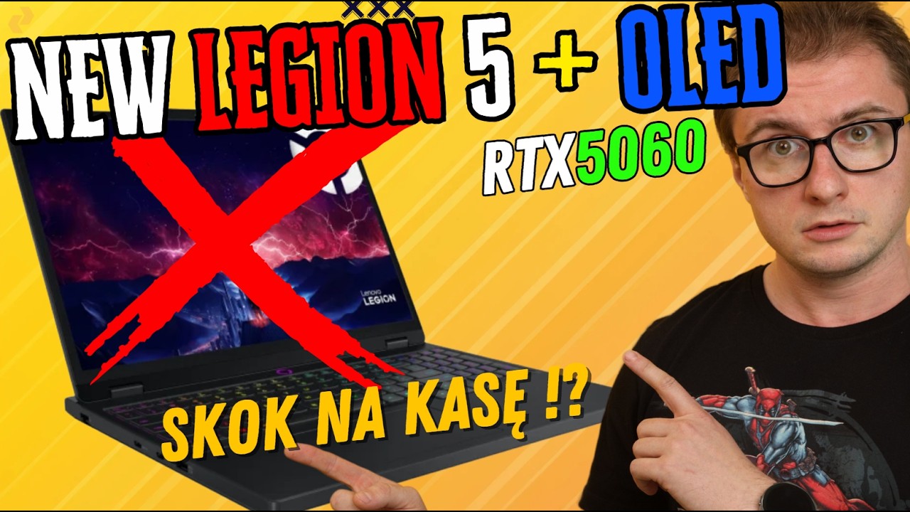 🎮 LEGION 5 z OLED - WIELKIE ROZCZAROWANIE czy UKRYTY KLEJNOT? 💔