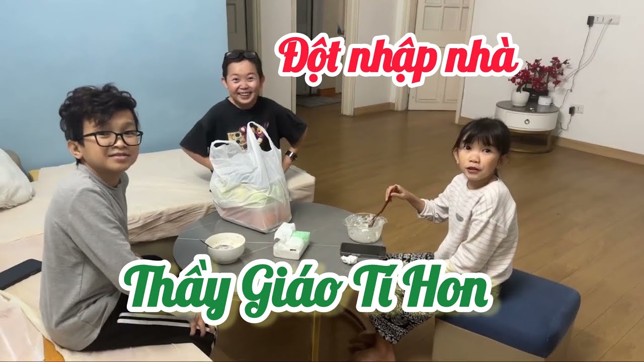 Vượt hơn 1800km đột nhập bất ngờ nhà anh chị Thầy Giáo Tí Hon và gặp người anh cũ