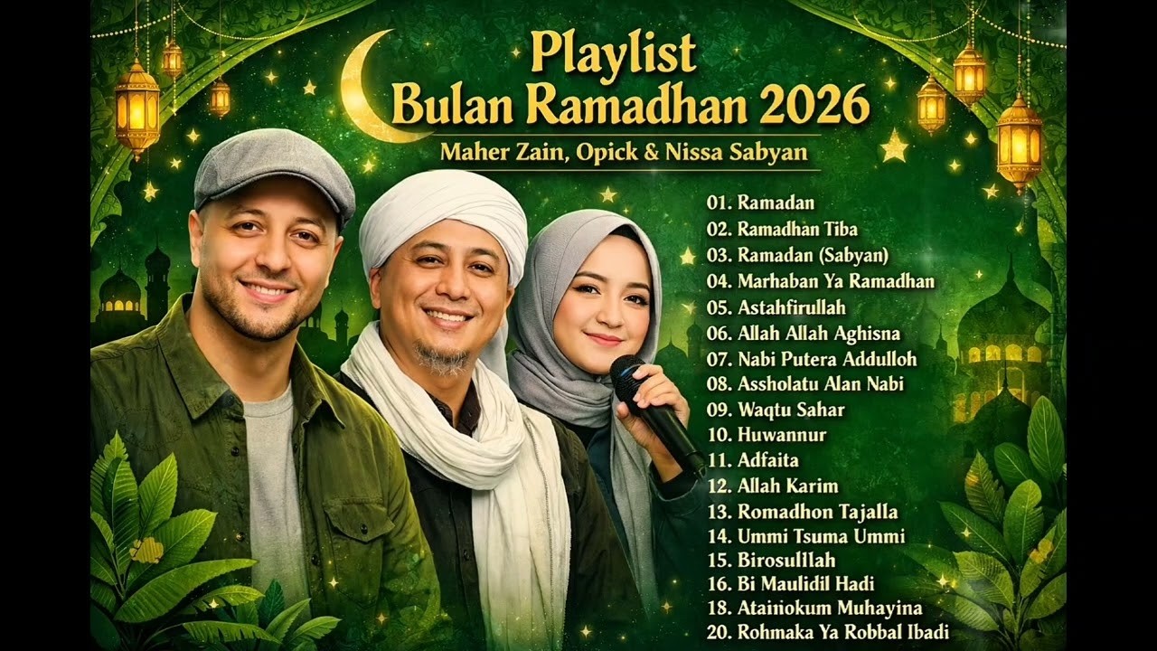 Playlist lagu bulan RAMADHAN 2026 Maher Zain | Opick | Nissa Sabyan