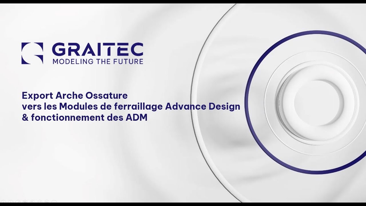Arche - Export vers les modules de ferraillages Advance Design